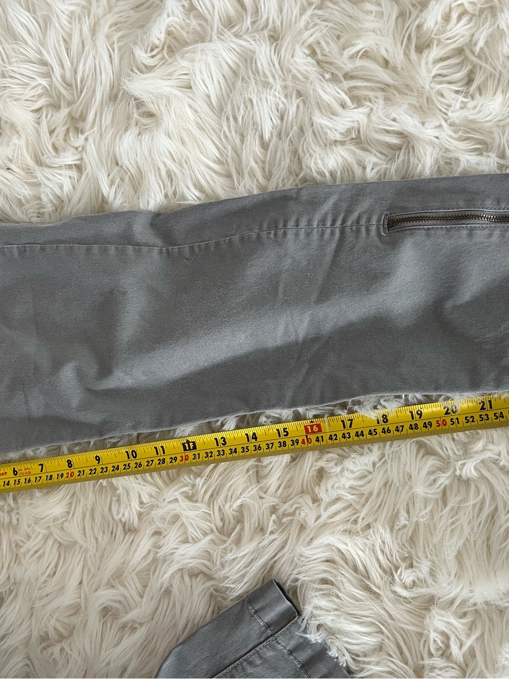 Ivanka Trump Gray Ankle Zip Skinny Pants — Utility Cargo Style - Picture 13 of 13